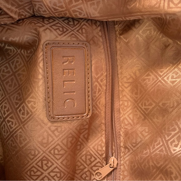 Relic by Fossil Multicolored Hobo Style Satchel Shoulder Bag Silver Hardware - Picture 5 of 6